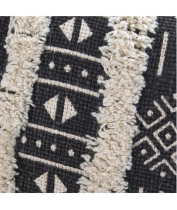 Signes Grimalt By SIGRIS - Cojín Negro de | Cojin Yute Cojines Boho cm