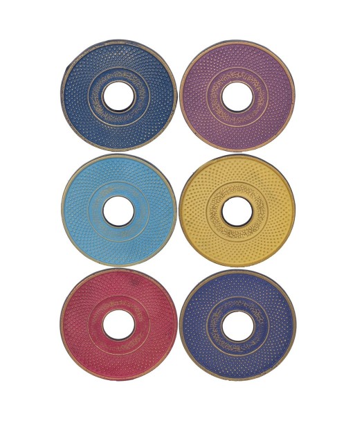 Signes Grimalt By SIGRIS - Salvamantel tetera 6 Uni. Multicolor de Hierro Colado | Salvamantel Mantel Individual