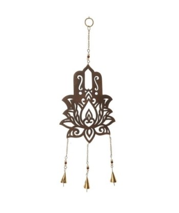 Signes Grimalt By SIGRIS - Móvil colgante Mano Fátima Marrón de Metal | Colgante de metal Decoración Colgante