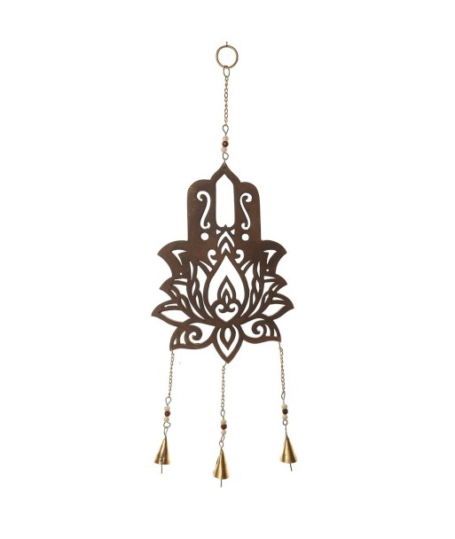 Signes Grimalt By SIGRIS - Móvil colgante Mano Fátima Marrón de Metal | Colgante de metal Decoración Colgante