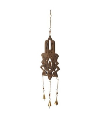 Signes Grimalt By SIGRIS - Móvil colgante Mano Fátima Marrón de Metal | Colgante de metal Decoración Colgante