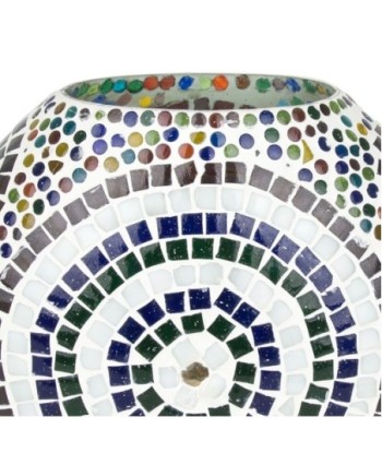 Signes Grimalt By SIGRIS - Lampara Marroquí Sobremesa Azul de Cristal Vidrio | Lámpara de Sobremesa Lampara Mesa