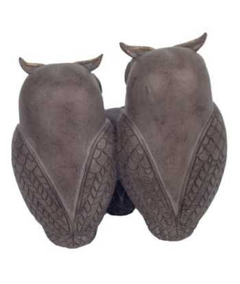Signes Grimalt By SIGRIS - Figura 3 Buhos Gris de Resina | Figura de Búho Figuras De Resina Para Jardin Figura