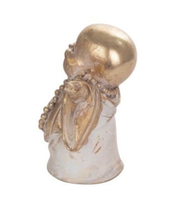 Signes Grimalt By SIGRIS - Figura Monje Feliz Dorado de Resina | Figura de Buda Figuras De Resina Para Jardin