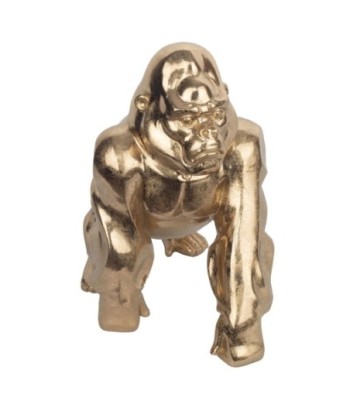 Signes Grimalt By SIGRIS - Figura Gorila Dorado de Resina | Figura de Gorila Figuras De Resina Para Jardin Figura