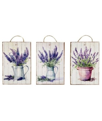 Adorno Pared Lavanda 3 Unidades para Decoración de Jardines y Espacios Exteriores, Estilo Moderno y Elegante