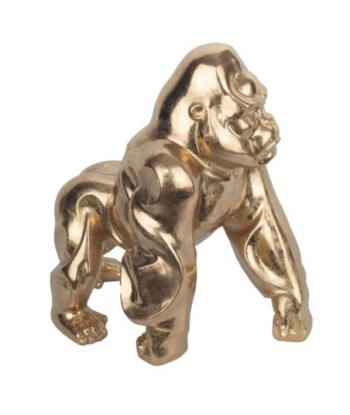 Signes Grimalt By SIGRIS - Figura Gorila Dorado de Resina | Figura de Gorila Figuras De Resina Para Jardin Figura