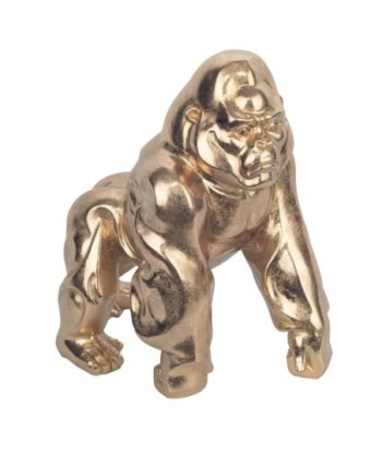 Signes Grimalt By SIGRIS - Figura Gorila Dorado de Resina | Figura de Gorila Figuras De Resina Para Jardin Figura