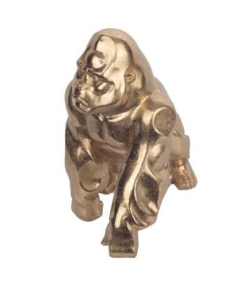 Signes Grimalt By SIGRIS - Figura Gorila Dorado de Resina | Figura de Gorila Figuras De Resina Para Jardin Figura