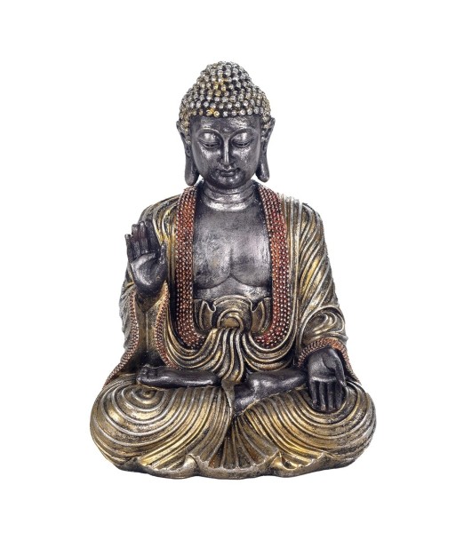 Signes Grimalt By SIGRIS - Figura Buda Meditando Negro de Resina | Figura de Buda Figuras De Resina Para Jardin