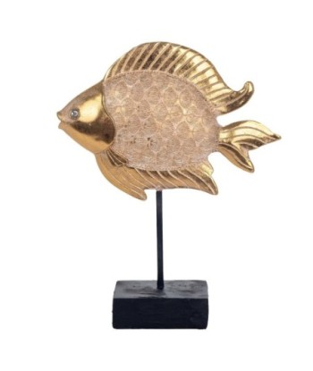 Signes Grimalt By SIGRIS - Figura Pez con Base Dorado de Resina | Figura Marinera Figura Marinera Figuras De Marineros