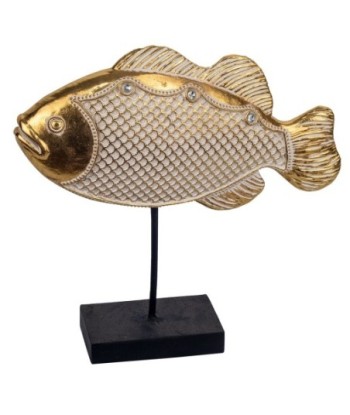Signes Grimalt By SIGRIS - Figura Pez con Base Dorado de Resina | Figura Marinera Figura Marinera Figuras De Marineros