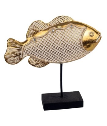 Signes Grimalt By SIGRIS - Figura Pez con Base Dorado de Resina | Figura Marinera Figura Marinera Figuras De Marineros