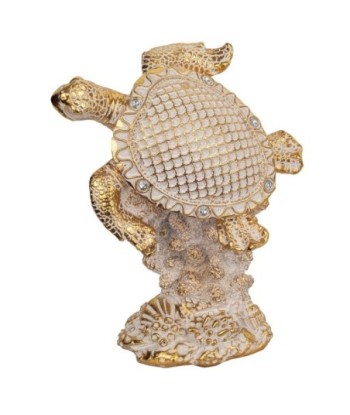 Signes Grimalt By SIGRIS - Figura Tortuga Dorado de Resina | Figura de Animal Figuras De Resina Para Jardin Figura