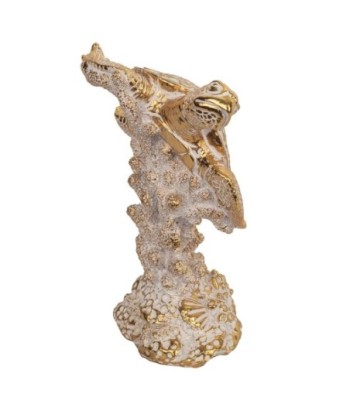 Signes Grimalt By SIGRIS - Figura Tortuga Dorado de Resina | Figura de Animal Figuras De Resina Para Jardin Figura
