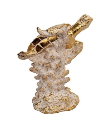 Signes Grimalt By SIGRIS - Figura Tortuga Dorado de Resina | Figura de Animal Figuras De Resina Para Jardin Figura