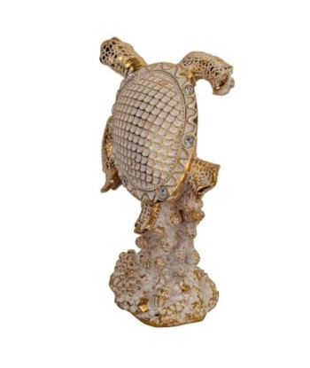 Signes Grimalt By SIGRIS - Figura Tortuga Dorado de Resina | Figura de Animal Figuras De Resina Para Jardin Figura