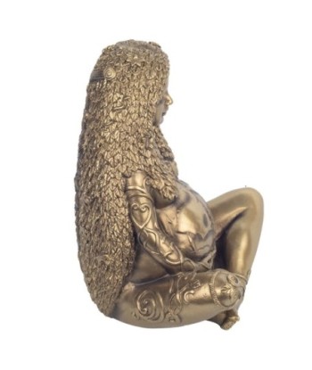 Signes Grimalt By SIGRIS - Mujer Sujetando La Tierra Dorado de Resina | Figura de Persona Figuras De Resina Para