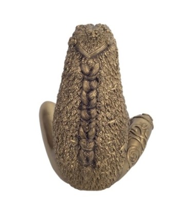 Signes Grimalt By SIGRIS - Mujer Sujetando La Tierra Dorado de Resina | Figura de Persona Figuras De Resina Para