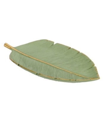 Signes Grimalt By SIGRIS - Plato Hoja Verde de Resina | Plato Decoracion Mesa Salon Decoracion Boho cm
