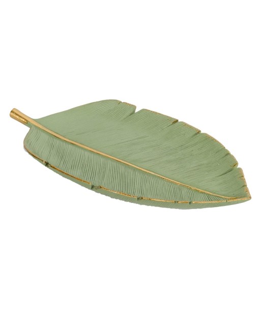 Signes Grimalt By SIGRIS - Plato Hoja Verde de Resina | Plato Decoracion Mesa Salon Decoracion Boho cm