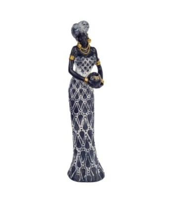 Signes Grimalt  By Sigris - Figura Mujer Africana  Figuras | Africanas Y Elefantes Marrón - 33x6x7 cm