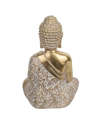 Signes Grimalt By SIGRIS - Figura Buda Rezando Dorado de Resina | Figura de Buda Figuras De Resina Para Jardin
