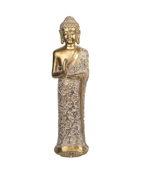 Signes Grimalt By SIGRIS - Figura Buda De Pie Dorado de Resina | Figura de Buda Figuras De Resina Para Jardin