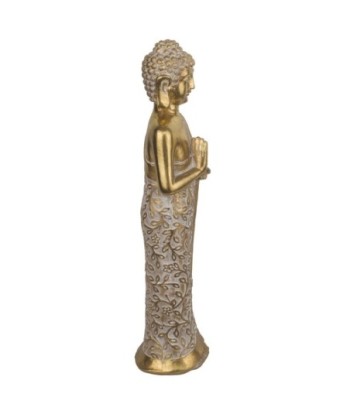 Signes Grimalt By SIGRIS - Figura Buda De Pie Dorado de Resina | Figura de Buda Figuras De Resina Para Jardin