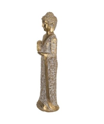 Signes Grimalt By SIGRIS - Figura Buda De Pie Dorado de Resina | Figura de Buda Figuras De Resina Para Jardin