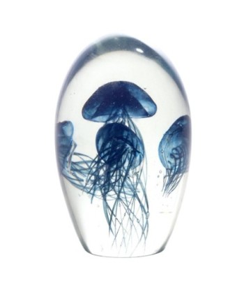 Signes Grimalt By SIGRIS - Pisapapeles medusa Azul de Cristal Vidrio | Pisapapel Pisapapeles De Oficina Pisapapeles
