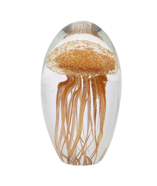 Signes Grimalt By SIGRIS - Pisapapeles medusa Naranja de Cristal Vidrio | Pisapapel Pisapapeles De Oficina Pisapapeles