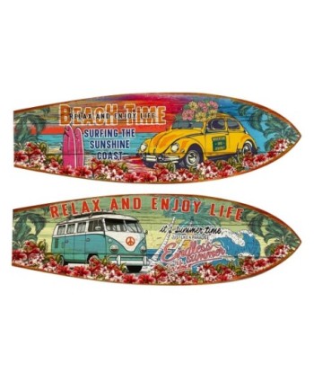 Adorno de Pared Tabla Surf Multicolor para Decoración de Jardín y Hogar - Diseño Moderno y Original