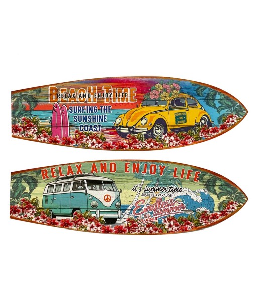 Adorno de Pared Tabla Surf Multicolor para Decoración de Jardín y Hogar - Diseño Moderno y Original