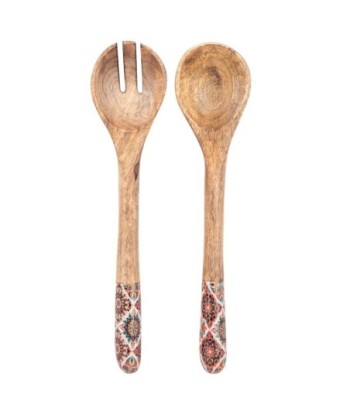 Signes Grimalt  By Sigris - Cuchara y tenedor Pack 2 Unidades Cocina | Cajas Y Bandejas Marrón - 33x3x7 cm