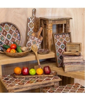 Signes Grimalt  By Sigris - Bandeja vaciabolsillos  Cocina | Cajas Y Bandejas Rojo - 2x15x15 cm