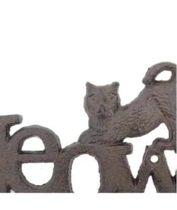 Signes Grimalt By SIGRIS - Colgador Gato Meow Marrón de Mdf | Perchero Perchero, Percha De Entrada Percha Para
