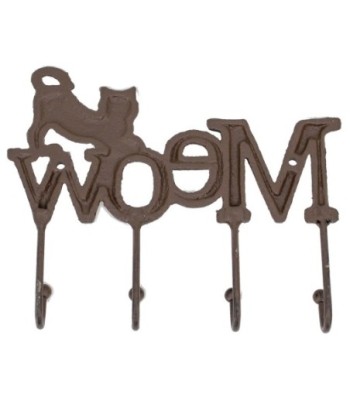 Signes Grimalt By SIGRIS - Colgador Gato Meow Marrón de Mdf | Perchero Perchero, Percha De Entrada Percha Para