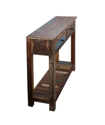Signes Grimalt By SIGRIS - Mesa De Consola Marrón de Madera | Mueble Auxiliar Aparador Industrial Aparador Rustico