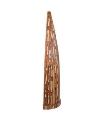 Signes Grimalt By SIGRIS - Estantería en forma Piragua Marrón de Madera | Estantería Mueble Alto Salon Mueble