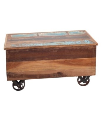 Signes Grimalt By SIGRIS - Mesita con 5 Cajones Marrón de Madera | Mueble Auxiliar Aparador Industrial Aparador