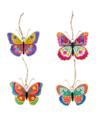 Colgante Mariposa Multicolor 4 Dif. - Decoración Romántica para el Hogar, Regalos Originales y Accesorios de