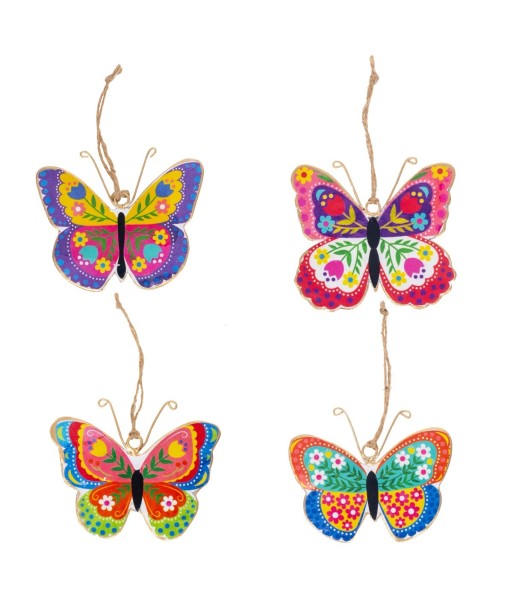 Colgante Mariposa Multicolor 4 Dif. - Decoración Romántica para el Hogar, Regalos Originales y Accesorios de