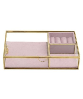 Signes Grimalt By SIGRIS - Joyero organizador Dorado de Cristal Vidrio | Joyero Caja Joyero Joyeros Zara Home