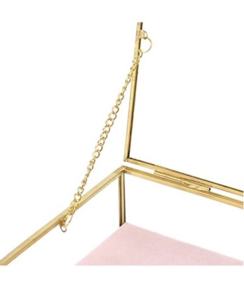 Signes Grimalt By SIGRIS - Joyero organizador Dorado de Cristal Vidrio | Joyero Caja Joyero Joyeros Zara Home