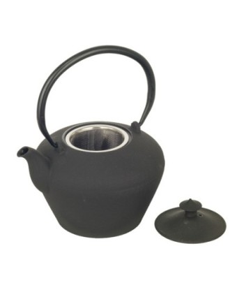 Signes Grimalt By SIGRIS - Tetera 1,1 litros Negro de Hierro Colado | Tetera Tetera De Hierro Tetera China 13x15x17cm