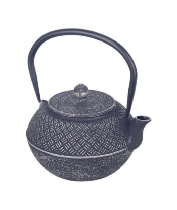 Signes Grimalt By SIGRIS - Tetera 1 litro Negro de Hierro Colado | Tetera Tetera De Hierro Tetera China 12x15x17cm