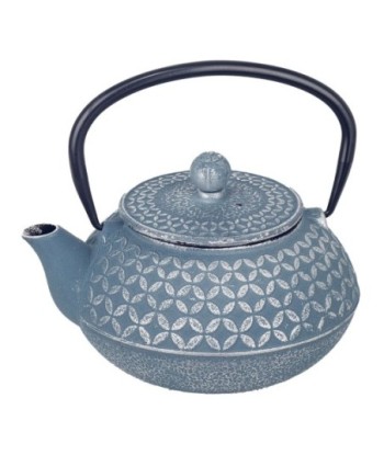 Signes Grimalt By SIGRIS - Tetera 0,8 litros Azul de Hierro Colado | Tetera Tetera De Hierro Tetera China 11x15x17cm