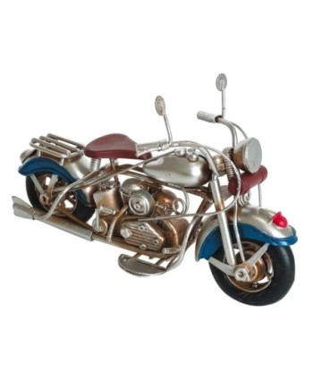 Moto Vintage de Metal para Coleccionistas, Modelo Clásico de Vehículo Terrestre, Regalo Perfecto para Amantes