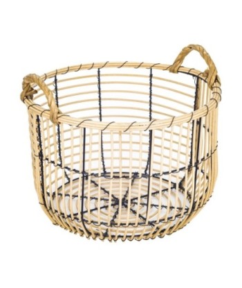 Signes Grimalt By SIGRIS - Cestas 3 Unidades Marrón de Espadaña | Cesta Bandeja Decorativa Mesa Bandeja Mimbre